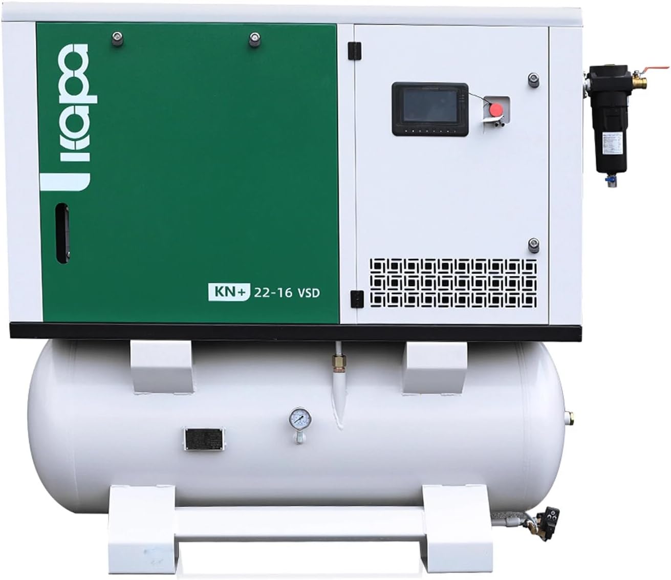 KAPA rotary screw air compressor review,30HP screw compressor worth buying,KAPA 5-in-1 compressor pros cons,buy KAPA industrial air compressor,best rotary screw compressor for workshop,KAPA compressor vs alternatives - detailed features and technical specifications