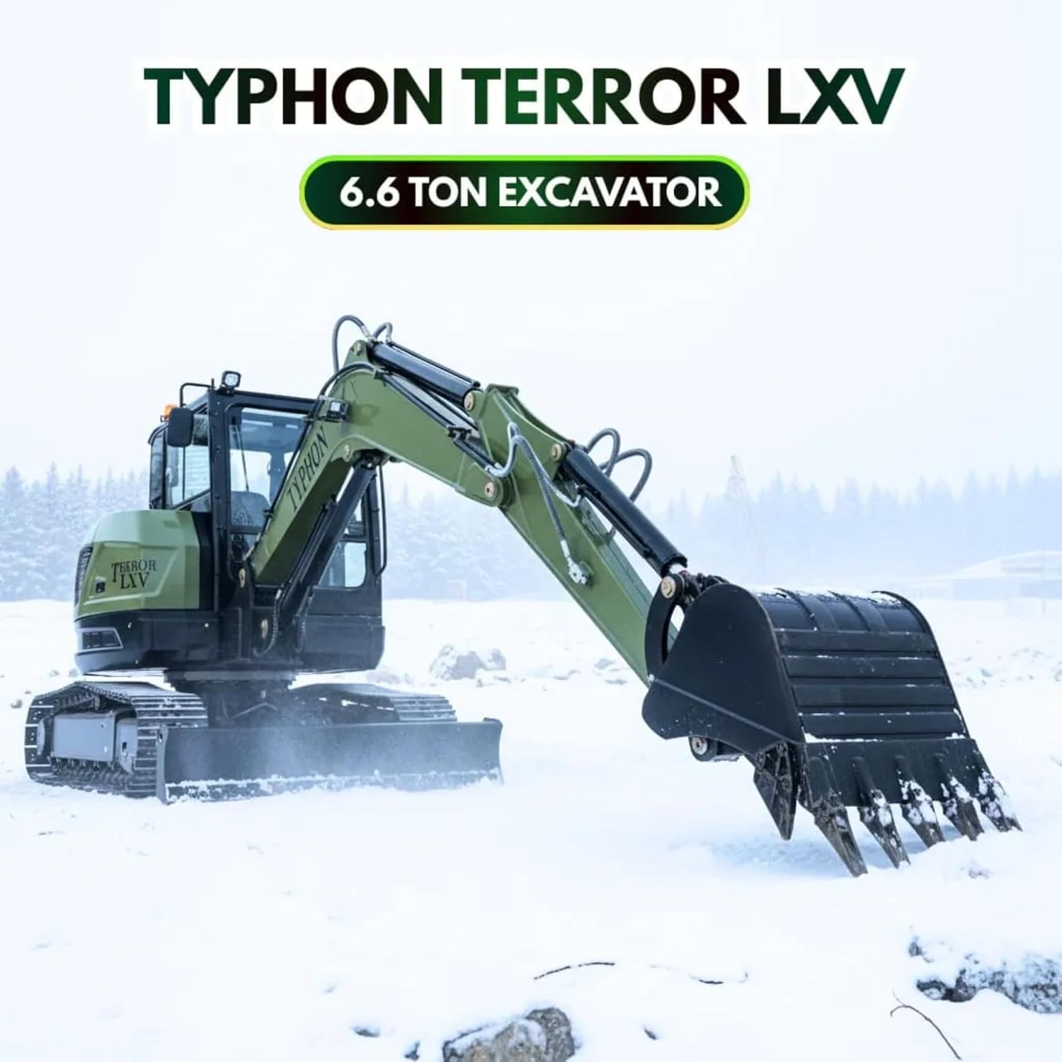 TYPHON Terror LXV 6.6-Ton Excavator review,TYPHON Terror LXV mini excavator pros cons,should I buy TYPHON Terror LXV excavator,6.6 ton mini excavator best buy,TYPHON Terror LXV vs other mini excavators,TYPHON Terror LXV worth buying unboxing and complete package contents
