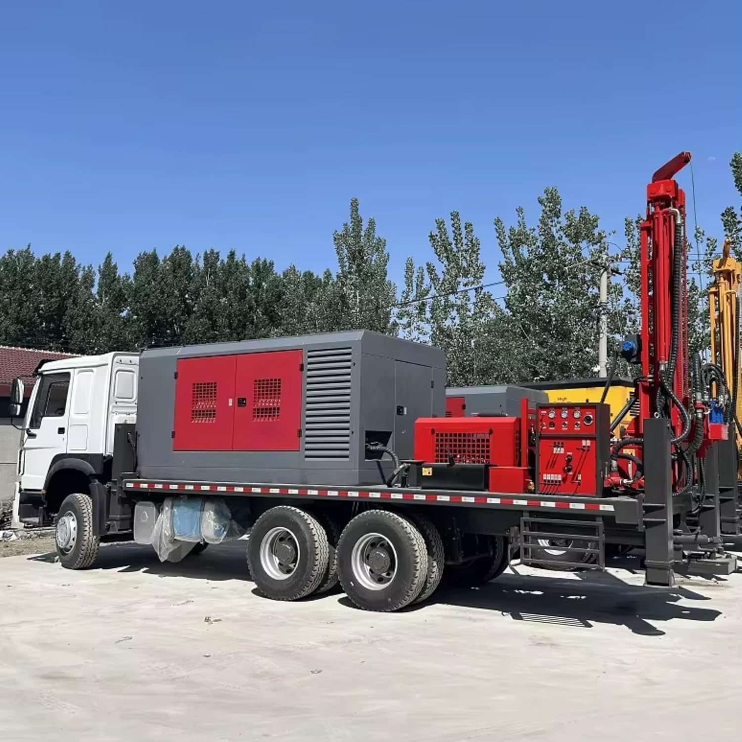buy truck mounted water well drilling rig,truck mounted drilling rig pros cons,hydraulic core drill machine worth buying,best water well drilling rig for farm,deep borehole drilling machine features,should I buy truck mounted drilling rig unboxing and complete package contents