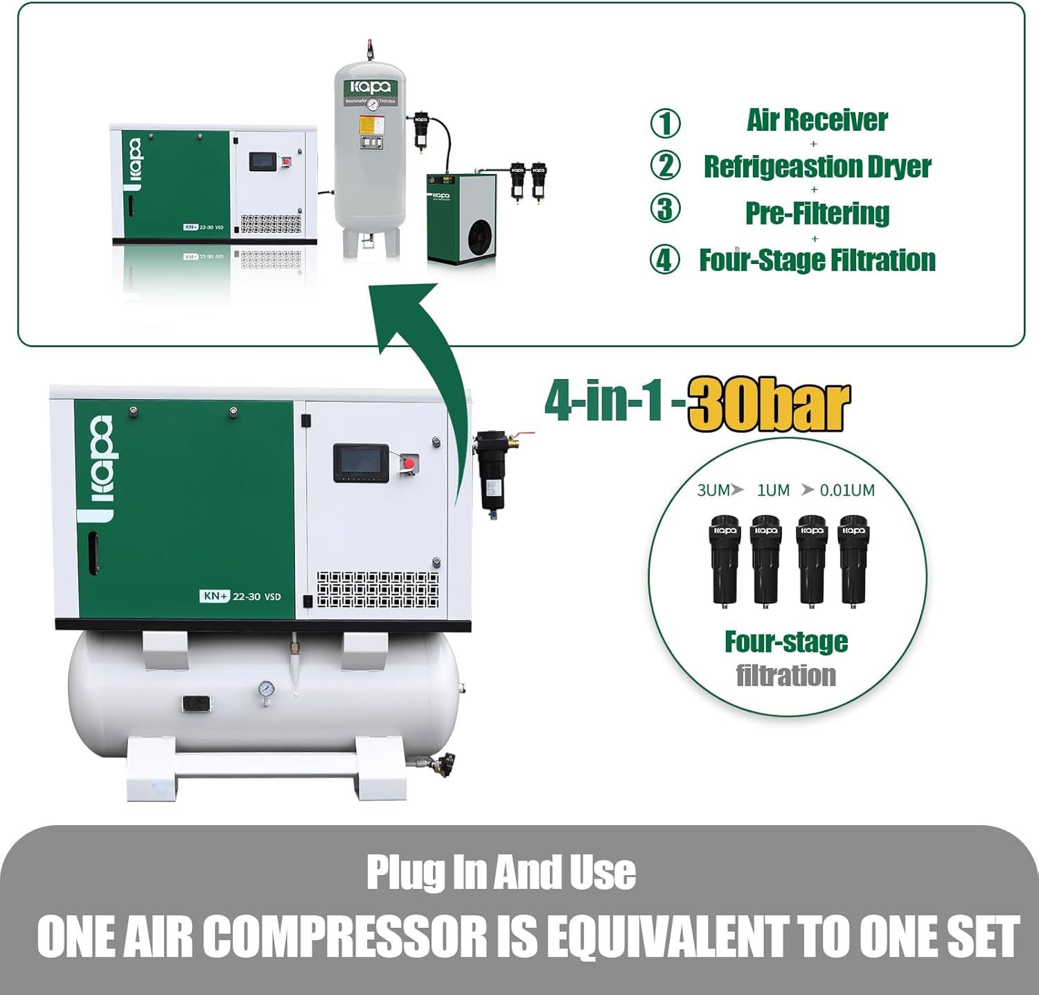 Step-by-step guide for kapa 30hp rotary screw air compressor,kapa 30hp air compressor review,best 30hp rotary screw air compressor,kapa vs ingersoll rand rotary screw,30hp industrial air compressor pros cons,kapa rotary screw air compressor worth buying - complete tutorial