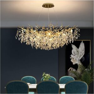 Image 1 of modern gold crystal chandeliers review