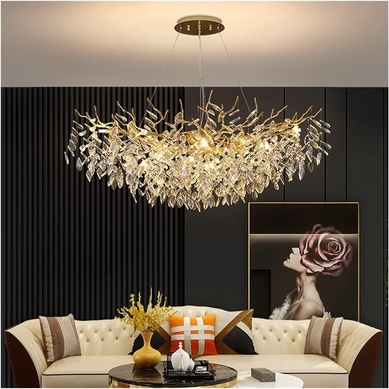 Step-by-step guide for modern gold crystal chandeliers review,buy modern gold crystal chandelier,modern gold crystal chandelier pros cons,best gold crystal chandelier for dining room,gold crystal chandelier worth it,ZGSXQT chandelier honest review - complete tutorial