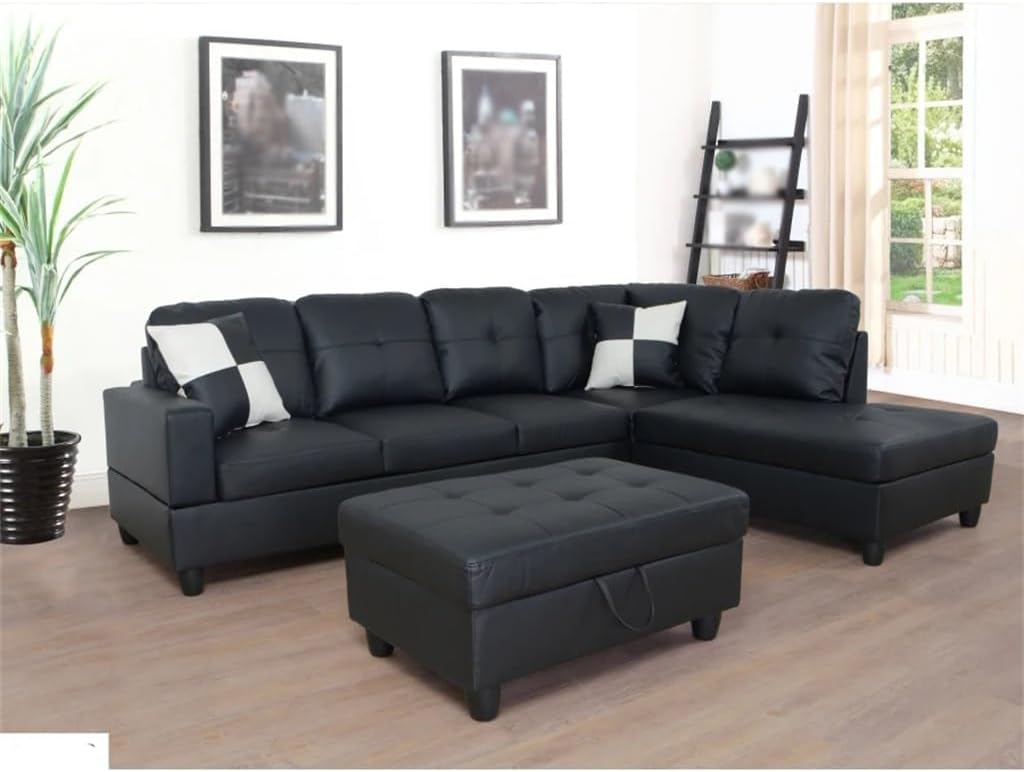 BERHUTJ sectional sofa review,BERHUTJ 3 piece sectional review,faux leather sofa review pros cons,sectional sofa with storage ottoman review,BERHUTJ sofa review verdict,is BERHUTJ sectional worth buying unboxing and complete package contents