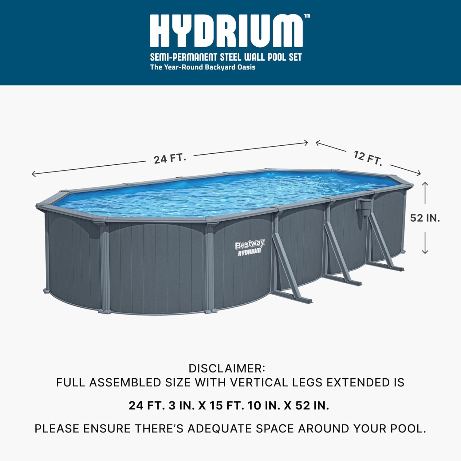 Bestway Hydrium pool review,Bestway Hydrium above ground pool review,Bestway Hydrium pool review pros cons,Bestway Hydrium pool honest review,Bestway Hydrium oval pool review verdict,Bestway Hydrium 24x12 pool review and rating unboxing and complete package contents
