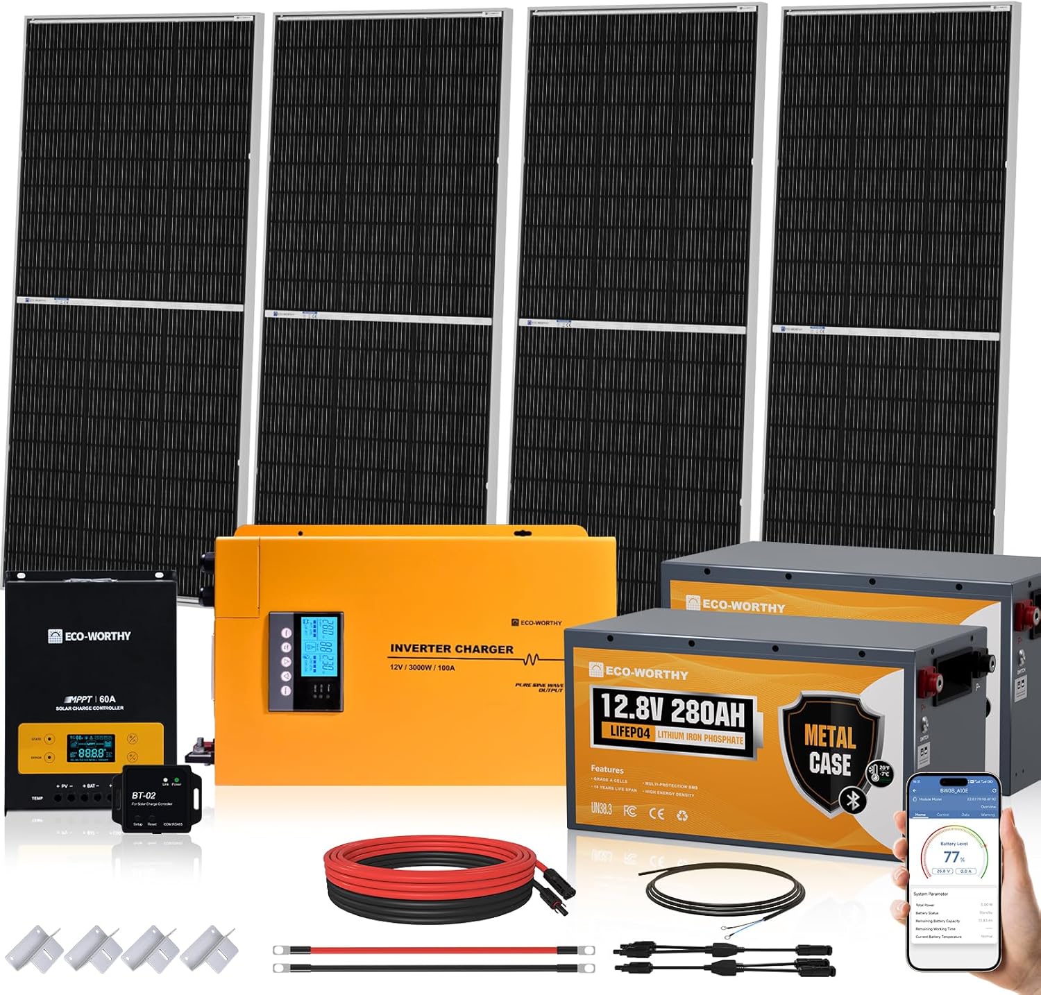 ECO-WORTHY 7.168KWH 800W review,ECO-WORTHY 800W solar kit review and rating,is ECO-WORTHY 7.168KWH worth buying,ECO-WORTHY 800W review pros cons,ECO-WORTHY 7.168KWH review honest opinion,ECO-WORTHY solar panel kit review verdict - detailed features and technical specifications
