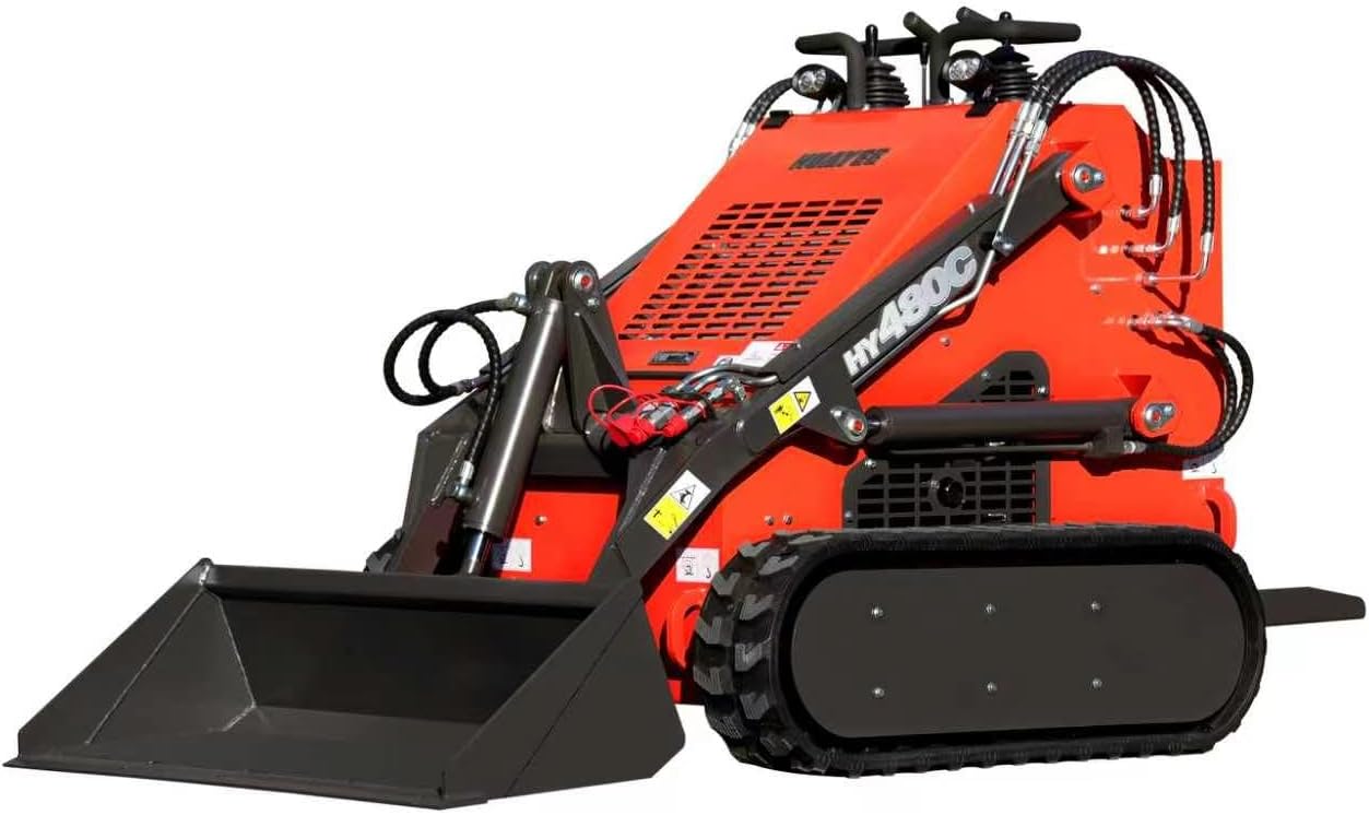 HUAYEE HY480C mini skid steer review,best mini skid steer for soft ground,HY480C vs other mini skid steers,HUAYEE HY480C pros cons,is the HY480C worth buying,mini skid steer tracked loader comparison - detailed features and technical specifications