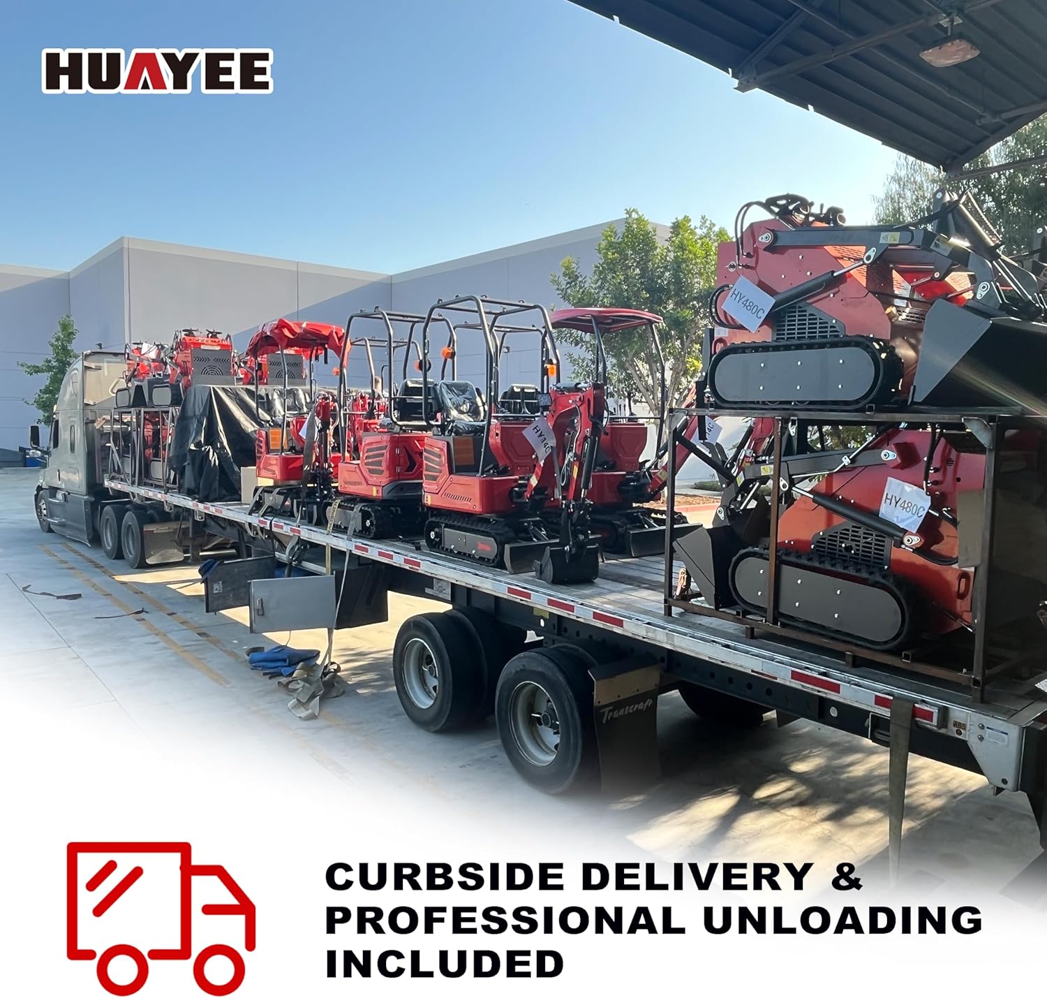 HUAYEE HY480C mini skid steer review,best mini skid steer for soft ground,HY480C vs other mini skid steers,HUAYEE HY480C pros cons,is the HY480C worth buying,mini skid steer tracked loader comparison unboxing and complete package contents