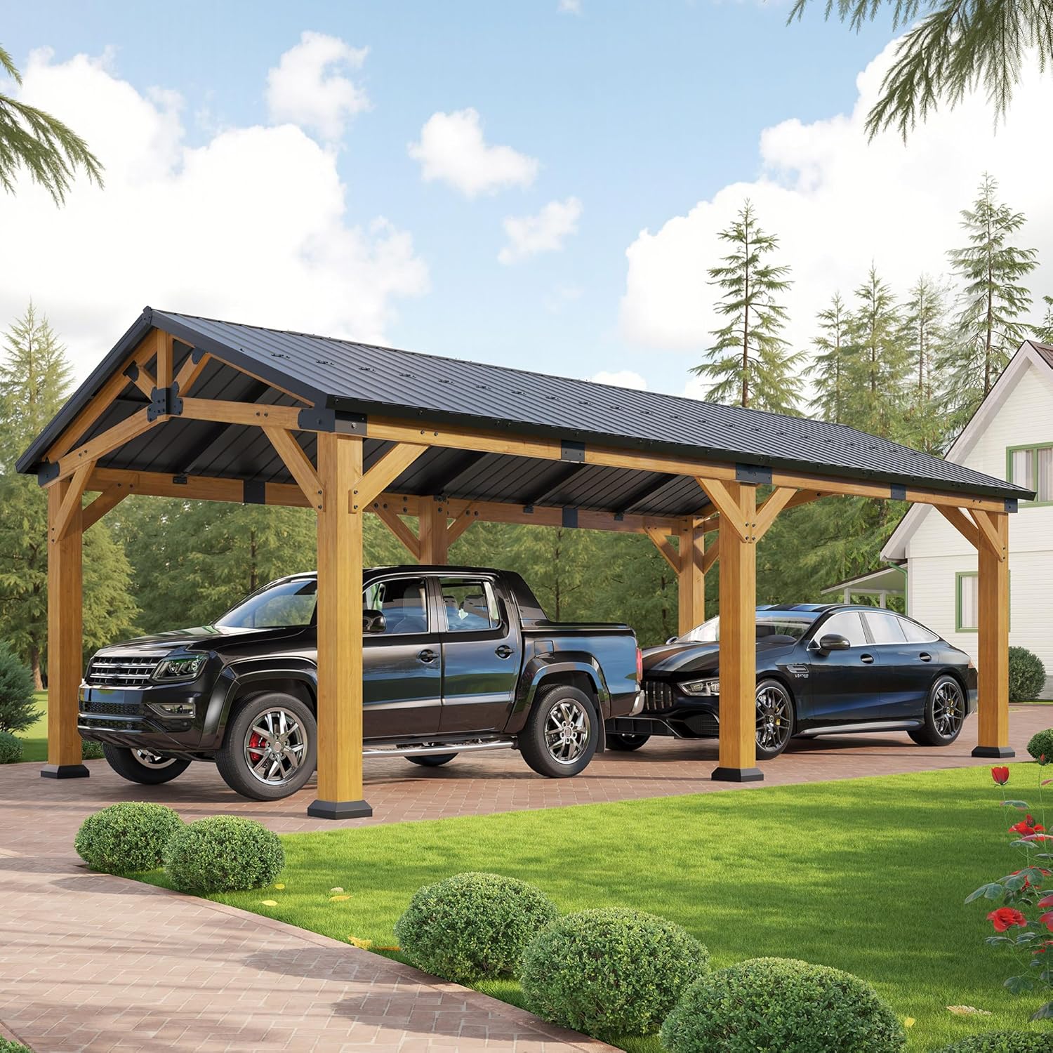 Jocisland 12x24 carport review,Jocisland carport review and rating,12x24 wood carport review pros cons,Jocisland hardtop carport honest review,Jocisland 12x24 carport review verdict,Jocisland cedar carport review worth buying - detailed features and technical specifications