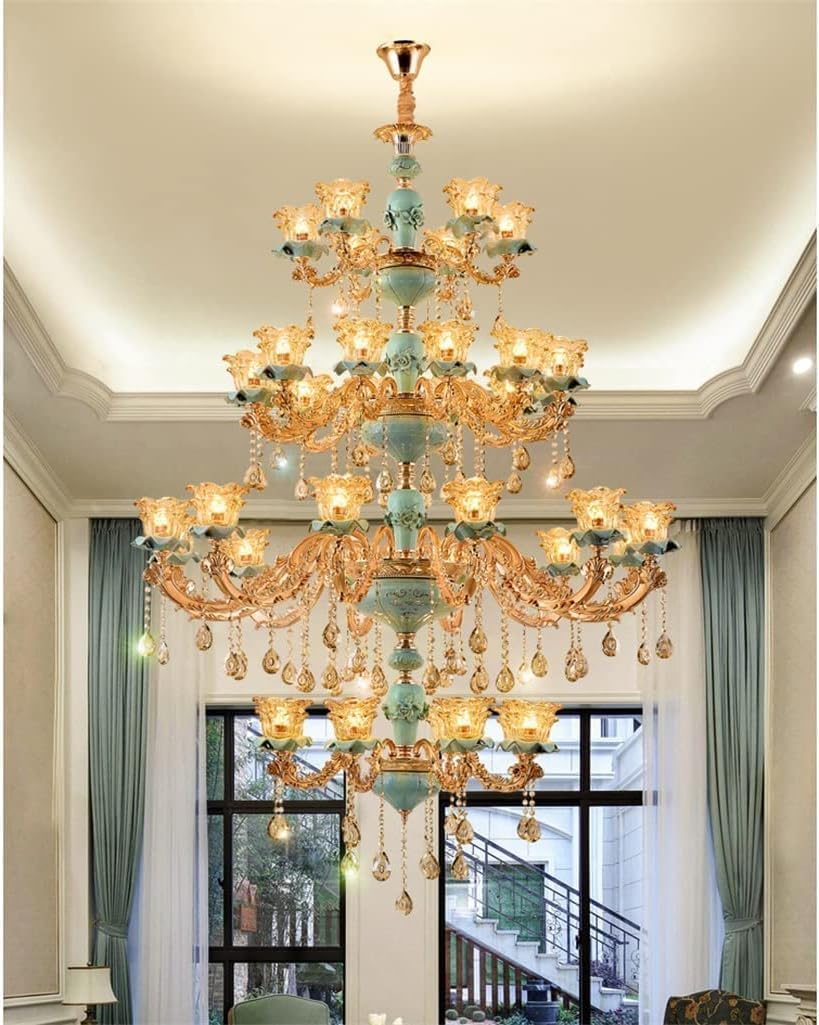 KSSTEVNBD chandelier ceiling light review,KSSTEVNBD large chandelier worth it,KSSTEVNBD crystal lamp pros cons,KSSTEVNBD french ceramic chandelier honest,best European chandelier for living room,KSSTEVNBD chandelier worth buying performance testing and real-world results