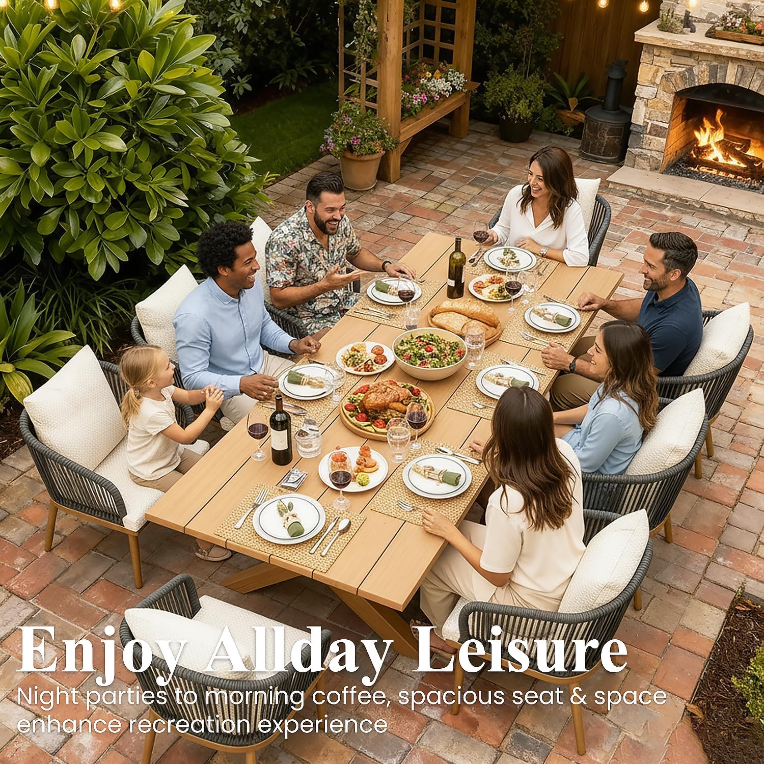 LayinSun outdoor dining set review, LayinSun patio set review and rating, is LayinSun dining set worth buying, LayinSun 9 piece set review pros cons, LayinSun patio furniture review honest opinion, LayinSun wicker dining set review verdict unboxing and complete package contents