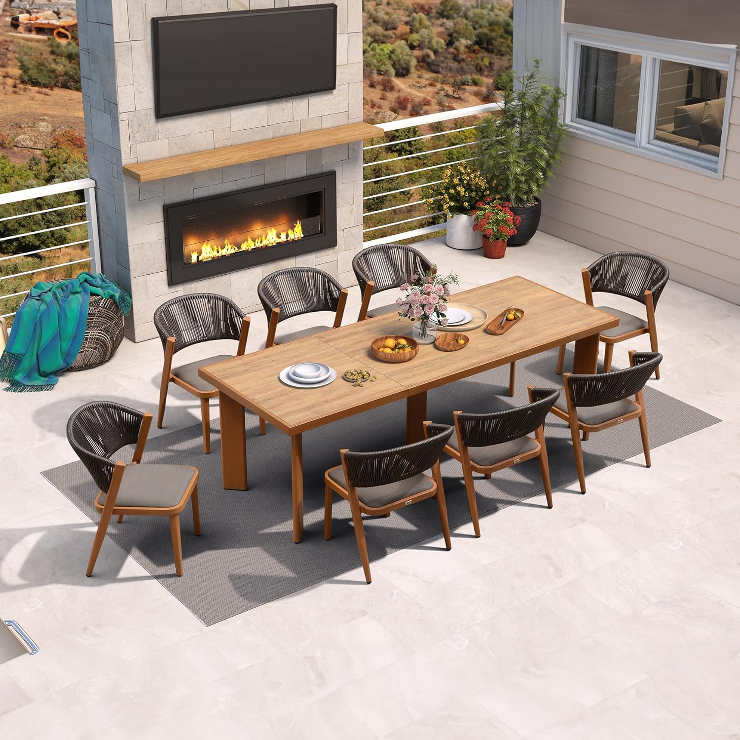 PURPLE LEAF 8-Piece Patio Dining Set review,PURPLE LEAF patio set review and rating,is PURPLE LEAF 8-piece dining set worth buying,PURPLE LEAF patio set review pros cons,PURPLE LEAF dining set review honest opinion,PURPLE LEAF outdoor dining set review verdict - detailed features and technical specifications