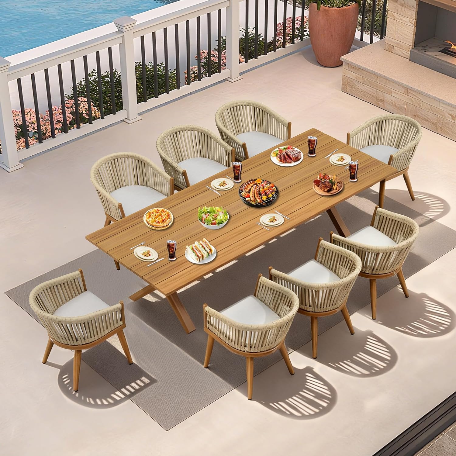 PURPLE LEAF outdoor dining set review,PURPLE LEAF 9 piece dining set review,PURPLE LEAF patio dining set review pros cons,is PURPLE LEAF dining set worth buying,PURPLE LEAF aluminum wicker dining set review,PURPLE LEAF dining set review honest opinion - detailed features and technical specifications