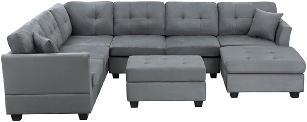 U-Style Upholstery Sectional Sofa review,sectional sofa review and rating,is U-Style sectional worth buying,U-Style sofa review pros cons,U-Style sectional honest opinion,HSIJYGX sofa review verdict - detailed features and technical specifications