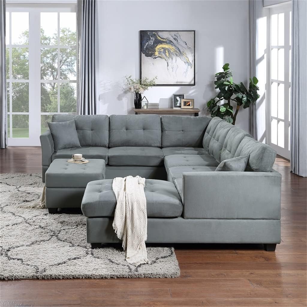 U-Style Upholstery Sectional Sofa review,sectional sofa review and rating,is U-Style sectional worth buying,U-Style sofa review pros cons,U-Style sectional honest opinion,HSIJYGX sofa review verdict performance testing and real-world results