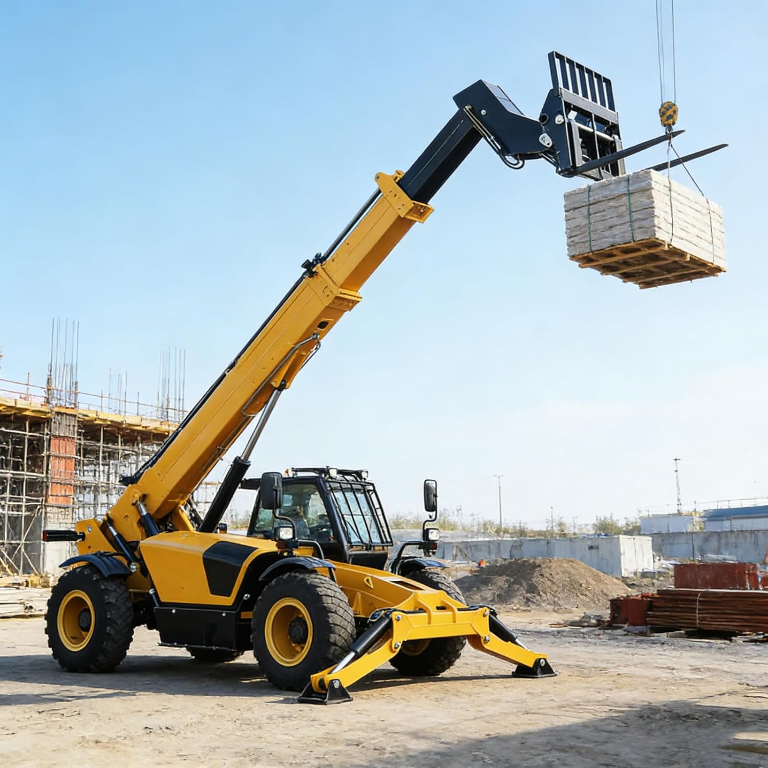best telescopic forklift truck telehandler,should I buy a telehandler,telescopic forklift pros cons,telehandler vs forklift,best telehandler for construction,telescopic handler worth buying - detailed features and technical specifications