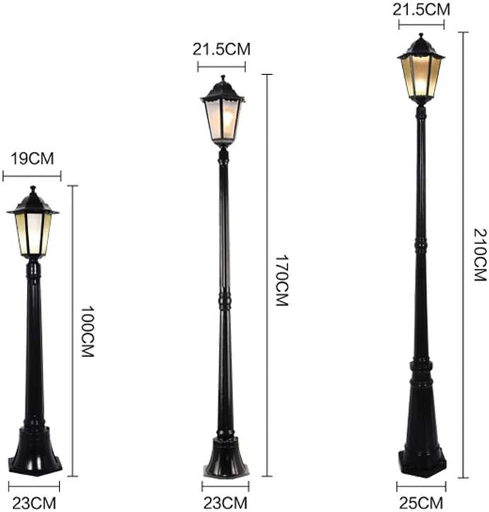 buy OGMOYT vintage outdoor lamp post,OGMOYT lamp post review,vintage black outdoor lamp post,triple head street lamp,antique garden post light,buy OGMOYT lamp post performance testing and real-world results