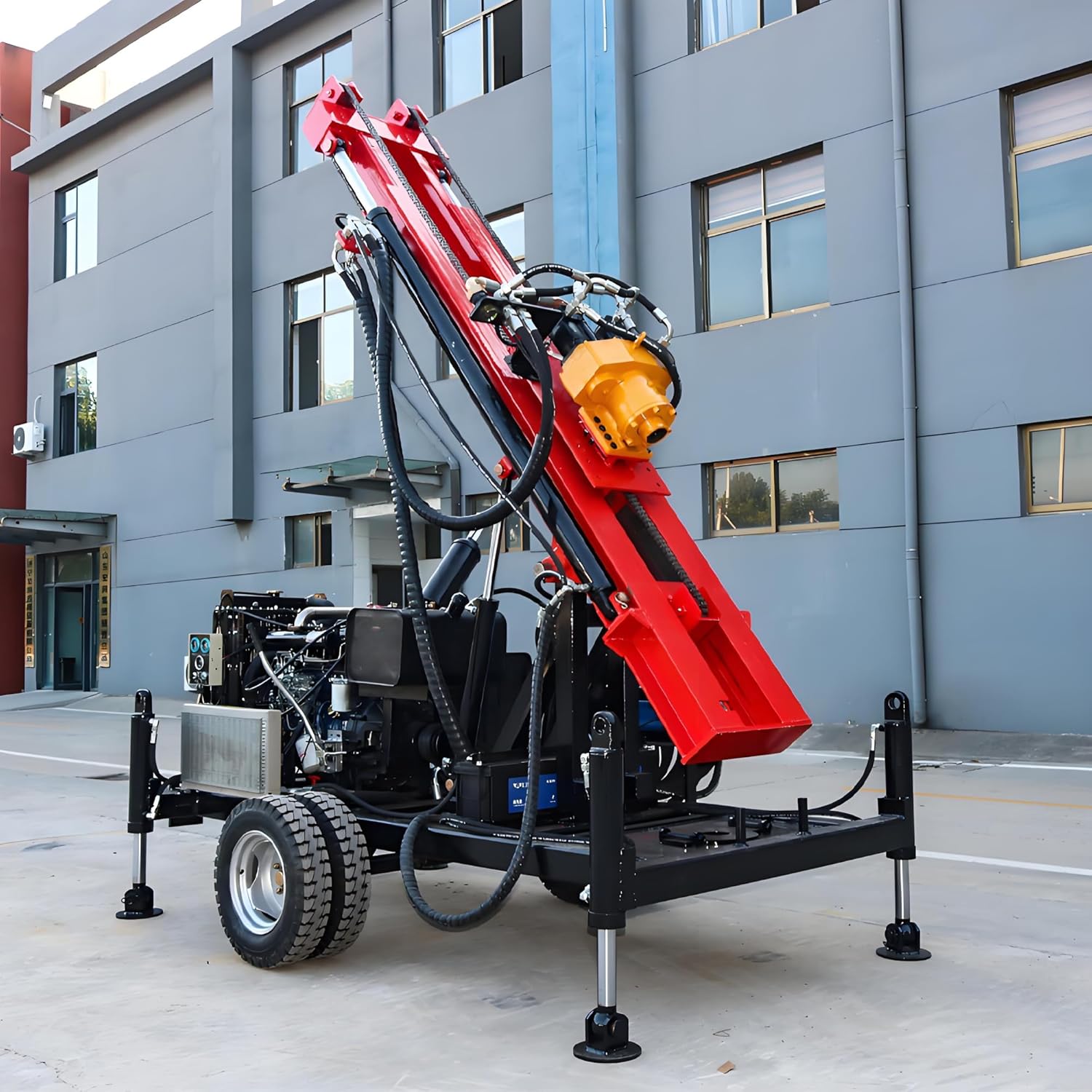 hydraulic water well drilling rig,best hydraulic well drill for homestead,hydraulic borehole drilling machine pros cons,compact well drilling equipment review,should I buy a hydraulic water well rig,hydraulic vs manual well drilling unboxing and complete package contents